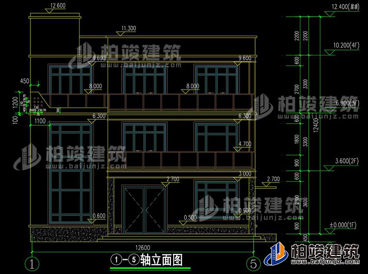 正立面圖